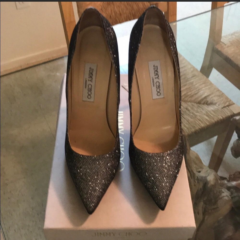 Jimmy Choo sparkly Pumps
